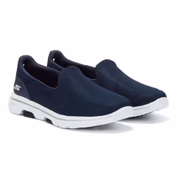 Skechers Womens/Ladies Go Walk 5 Slip On Shoe - 6 UK, Navy