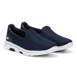 Skechers Womens/Ladies Go Walk 5 Slip On Shoe - 6 UK, Navy