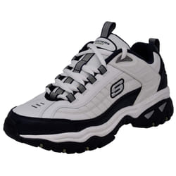 Skechers Men's Energy Afterburn Lace-Up Sneaker  White/Navy  13 M US