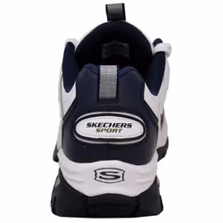 Skechers Men's Energy Afterburn Lace-Up Sneaker  White/Navy  14 M US