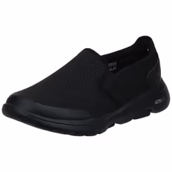 Skechers Men's GOwalk 5 - Elastic Stretch Athletic Slip-On Casual Loafer Walking Shoe Sneaker Black 11.5