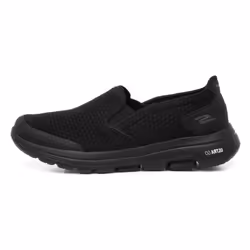 Skechers Men's GOwalk 5 - Elastic Stretch Athletic Slip-On Casual Loafer Walking Shoe Sneaker Black 12.5