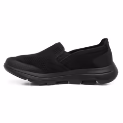 Skechers Men's GOwalk 5 - Elastic Stretch Athletic Slip-On Casual Loafer Walking Shoe Sneaker  Black  12.5