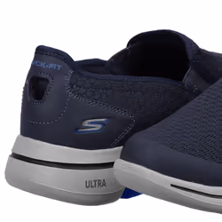 Skechers Men's GOwalk 5 - Elastic Stretch Athletic Slip-On Casual Loafer Walking Shoe Sneaker  Navy  9
