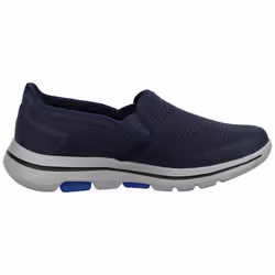Skechers Men's GOwalk 5 - Elastic Stretch Athletic Slip-On Casual Loafer Walking Shoe Sneaker  Navy  9
