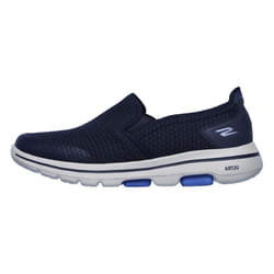 Skechers Men's GOwalk 5 - Elastic Stretch Athletic Slip-On Casual Loafer Walking Shoe Sneaker  Navy  15