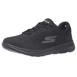 Skechers mens gowalk 5 Qualify - Athletic Mesh Lace Up Performance Walking Shoe Sneaker  Black  9 X-Wide US