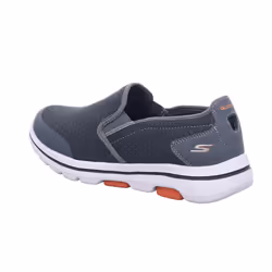 Skechers Men's GOwalk 5 - Elastic Stretch Athletic Slip-On Casual Loafer Walking Shoe Sneaker  Charcoal  15