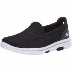 Skechers Women's Sneaker  Black/White  7.5 Wide