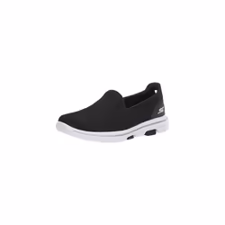 Skechers Women's Sneaker  Black/White  8.5 Wide