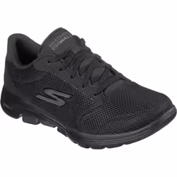 ) Skechers gowalk 5 lucky womens ladies trainers black - 3 (Adults'