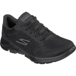 ) Skechers gowalk 5 lucky womens ladies trainers black - 5 (Adults'
