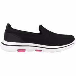 Skechers Women's Go Walk 5 Sneaker  Black/Hot Pink  7