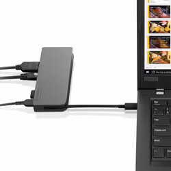 Lenovo 4X90S92381 laptop dock/port replicator Wired USB 3.2 Gen 1 (3.1 Gen 1) Type-C Grey - Additional view 4