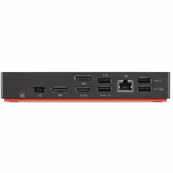 Lenovo 40AS0090DK laptop dock/port replicator Wired USB 3.2 Gen 1 (3.1 Gen 1) Type-C Black