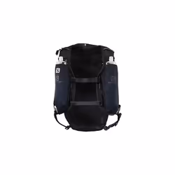 Salomon Agile 12 Set Unisex Backpack for Long Excursions with 2 Flasks (500ml), Perfect for Running, Hiking and Training, Black