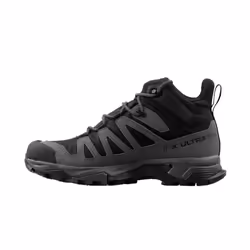 Salomon X Ultra 4 MID Gore-TEX Hiking Boots for Men Black/Magnet/Pearl Blue 10.5