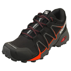 Salomon Speedcross Vario 2 Womens Running Trainers in Black Red - 3.5 UK