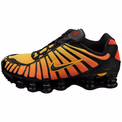 Nike Shox Tl Mens Fashion Trainers in Black Yellow - 7.5