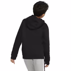 Nike Boy's NSW Club Full Zip Hoodie  Black/Black/White  Small