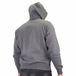 NIKE Pull Over Hoodie  Charcoal Heather/Anthracite/White  Large-T