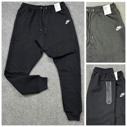 Nike Mens Jogger Fleece Cotton Sports Track Pant - BLACK, 2XL