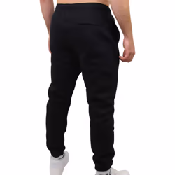 Nike Men's Club Open-Hemmed Pants Black | Black | White SM