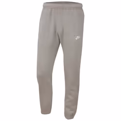Nike Men's Club Open-Hemmed Pants Gray | Gray | White XL