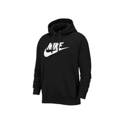 NIKE Mens Hoodie BV2973 Sportswear Club Fleece Graphic - L, Black