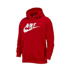 NIKE Mens Hoodie BV2973 Sportswear Club Fleece Graphic - L, Red