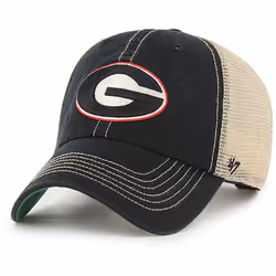 '47 Georgia Bulldogs Trawler Clean Up Adjustable Snapback Black Hat  O