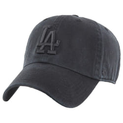 47 Brand Los Angeles Dodgers Clean Up Cap - Black Colour: Black