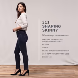 Levi's Womens 311 Shaping Skinny (Also Available In Plus) Jeans  Maui