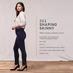 Levi's Womens 311 Shaping Skinny Also Available In Plus Jeans  Maui Views - Dark Indigo  28 Regular US