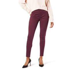 Levi Strauss Signature Gold Women's Totally Shaping Pull-on Skinny Jeans Available in Plus Size  Winetasting  2 Medium