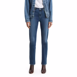 Levi's Women's Plus-size 414 Classic Straight Jeans Maui Waterfall Waterless 35 US 16 S
