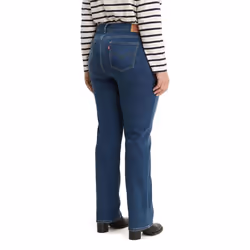 Levi's Women's Plus-size 414 Classic Straight Jeans  Maui Waterfall Waterless  35 US 16 S