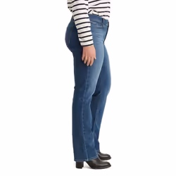 Levi's Women's Plus-size 414 Classic Straight Jeans  Maui Waterfall Waterless  39 US 24 L