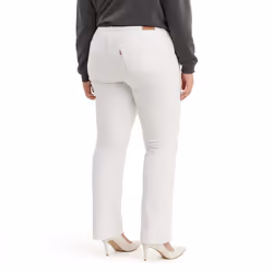 Levi's Women's Plus-Size Classic Straight Jeans  Simply White  35 US 16 R