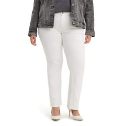 Levi's Women's Plus-Size Classic Straight Jeans  Simply White  38 US 22 R