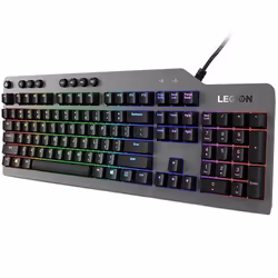 Lenovo Legion K500 keyboard Gaming USB QWERTY US English Black, Grey