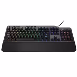 Lenovo Legion K500, Full-size (100%), Wired, USB, Mechanical, QWERTY, Black, Grey