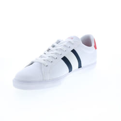 Lacoste Men's Grad Vulc 120 2 P Sneaker  White/Navy/Red  10.5