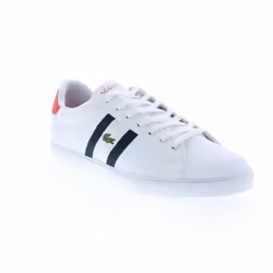 Lacoste Men's Grad Vulc 120 2 P Sneaker  White/Navy/Red  10.5