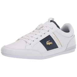 LacosteMensChaymon SneakerWhite/White Leather12