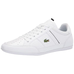 Lacoste Mens Chaymon Sneaker  White/Black  11 US