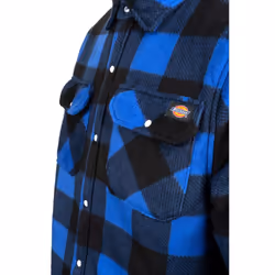Dickies Portland Polyester Men's Blue Casual Shirt - Blue, XS