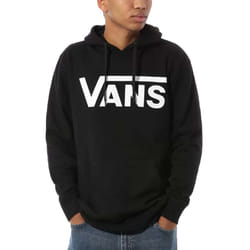 Vans Mens Classic PO Pullover Casual Hooded Jumper Sweatshirt Hoodie Top - Black - XL, Black