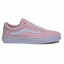 Vans Ward VN0A3TFWVUZ1 Canvas Lace Up Trainers Pink - UK 4 / EU 36.5