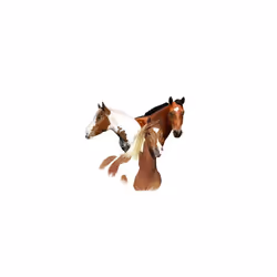 3dRose LLC Horses 10 by 10-Inch Quilt  Square